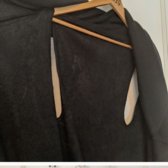 Modcloth Head to Macchiato‎ Knit Draped Circle Sweater Vest Cozy Cardigan OS - Picture 4 of 8